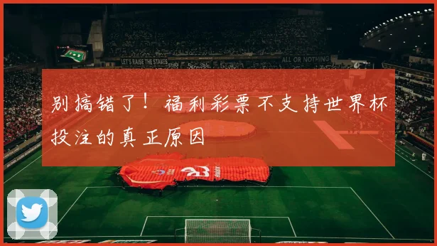 别搞错了！福利彩票不支持世界杯投注的真正原因